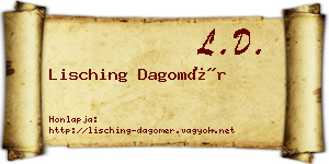 Lisching Dagomér névjegykártya